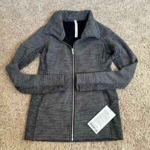 NWT lululemon radiant jacket gray